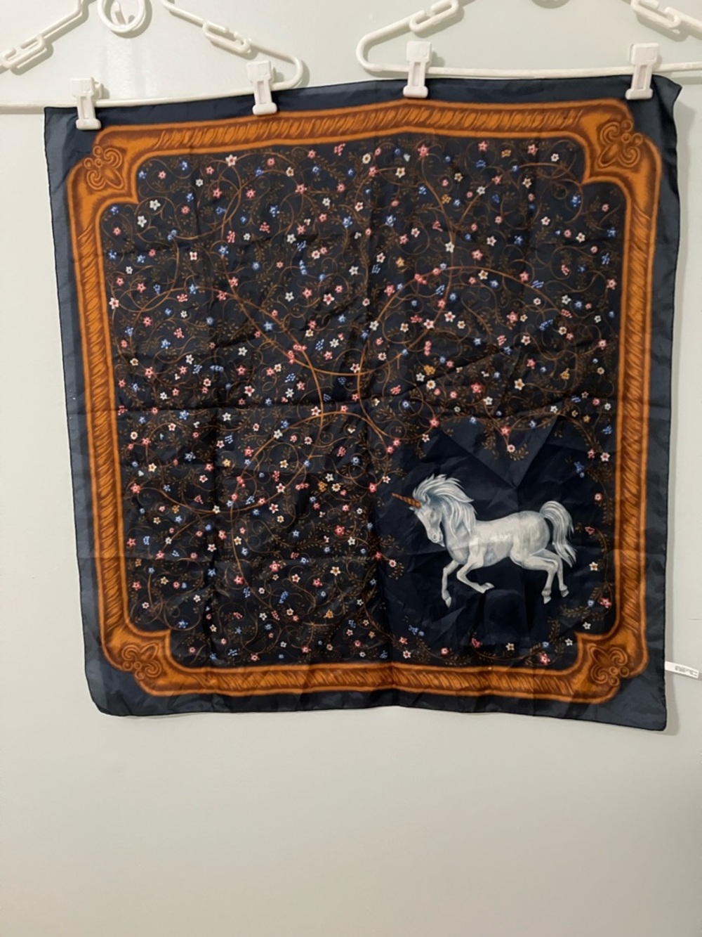 Avon Navy Lightweight unicorn Scarf